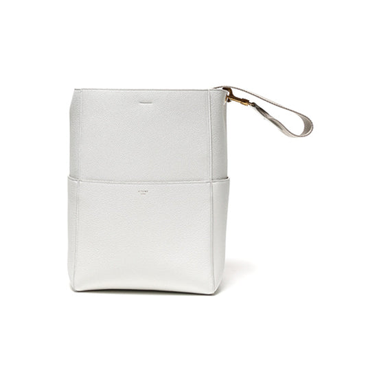 Women Sangle Bucket - White