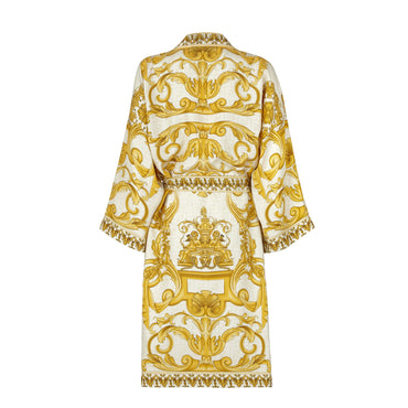 Women's Vestaglia - White + Gold