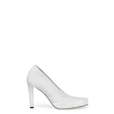Women's Fendi Reflections Decollete - White + White