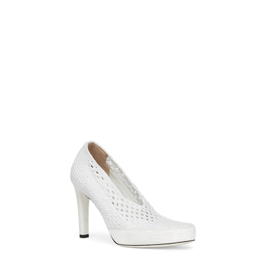Women's Fendi Reflections Decollete - White + White