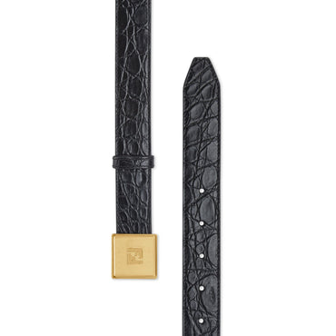 Men's FF Box Fix Belt - Black + Retro Gold