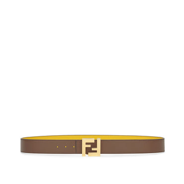 Men's SQUARED FF Belt Reversible - Maya + Sunflower + Soft Gold