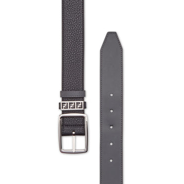 Men's FF Belt Reversible Classic Pin - Black + Asphalt + Palladium