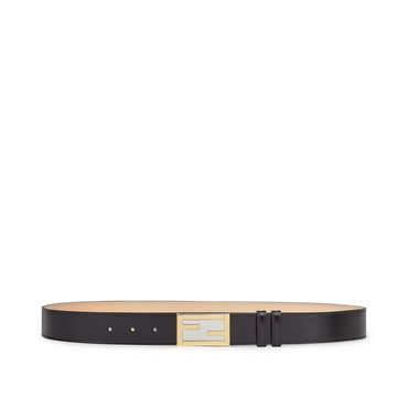 Men's Baguette Belt - Black + Soft Gold + Palladium