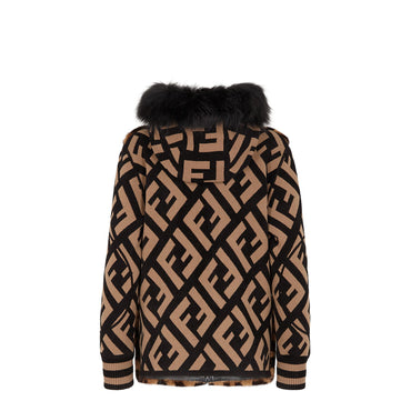 Women's Fun Fur Jacket - Tobacco