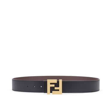 Men's SQUARED FF Belt Reversible - Black + Moresco + Soft Gold