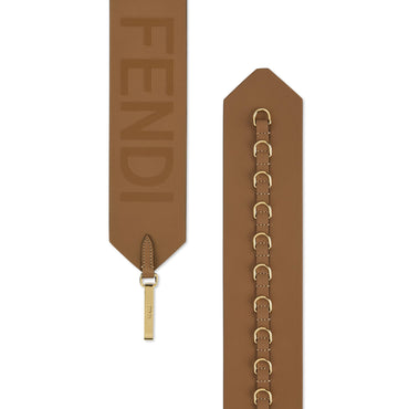 Women's Maxi Ring Belt - Sand + Soft Gold