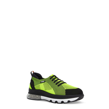 Men's Fendi Winners Sneaker - Black Yellow Fluo + Black