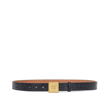 Men's FF Box Fix Belt - Black + Retro Gold