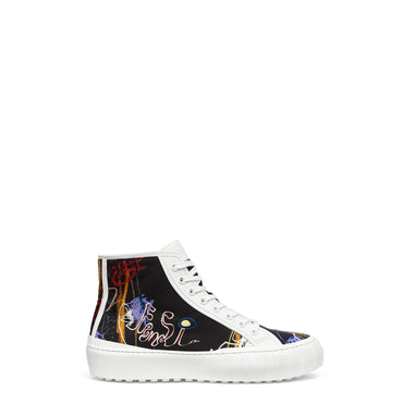 Men's Fendi Force Sneaker - Trasparent Multicolor + Ultra White