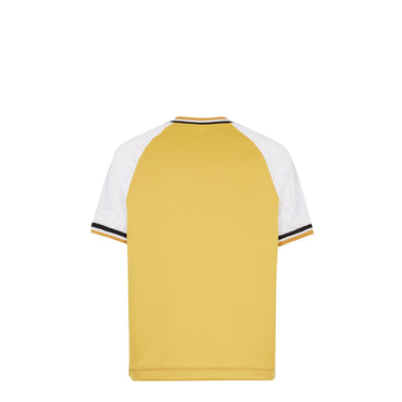 Men's T-Shirt Over V - Yellow / White