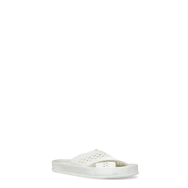Women's Fendi Reflections Sandalo - White + White