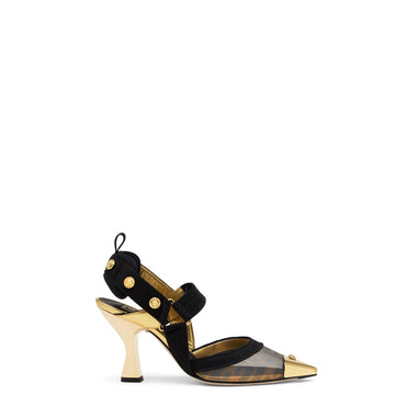 Women's Colibrì Slingback - Tabacco + Black + Black