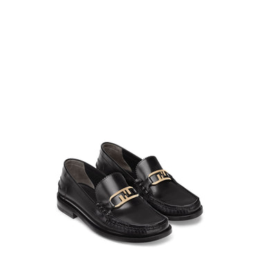 Women's Fendi O'Lock Mocassino - Black