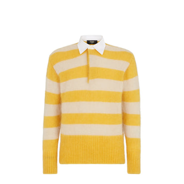Men's Maglia Polo - Gold + Porcelain