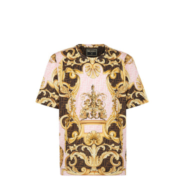 Men's T-Shirt - Pink + Fango / Tabacco