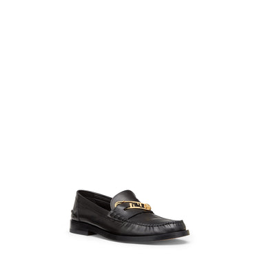 Men's Fendi O'Lock Mocassino - Black + Soft Gold